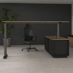 MN Directiebureau Cube Elektrisch Zit Sta Antraciet Natuur E, Ophalen of Verzenden, Elektrisch, Nieuw, Stabureau