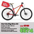 SALE - Merida Big Nine 60 Moutinbike, Fietsen en Brommers, Ophalen, Heren, Merida, Nieuw