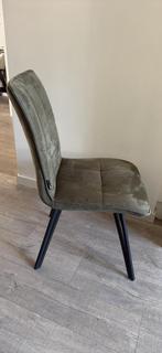 Eetkamer stoelen 3 stuks kleur groen, Huis en Inrichting, Stoelen, Ophalen, Gebruikt, Overige kleuren, Drie