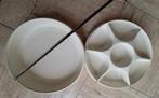 Tupperware verdeelschaal hapjesschaal met deksel, Ophalen of Verzenden, Gebruikt, Schaal