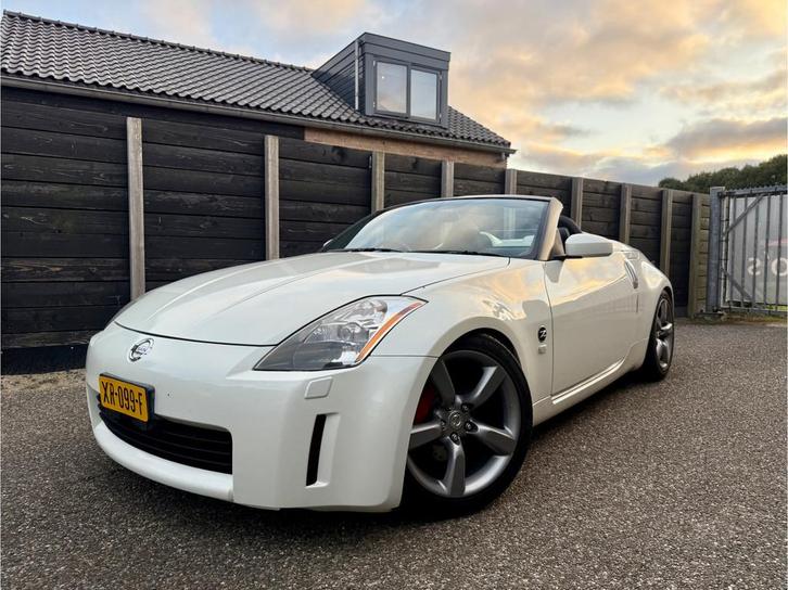 Nissan 350Z Roadster 3.5 V6 rechts gestuurd (bj 2006), Auto's, Nissan, Bedrijf, Te koop, 350Z, ABS, Airbags, Airconditioning, Alarm