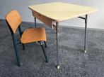 Vintage retro kaptafel / kinderen tafel + vintage stoeltje, Ophalen of Verzenden