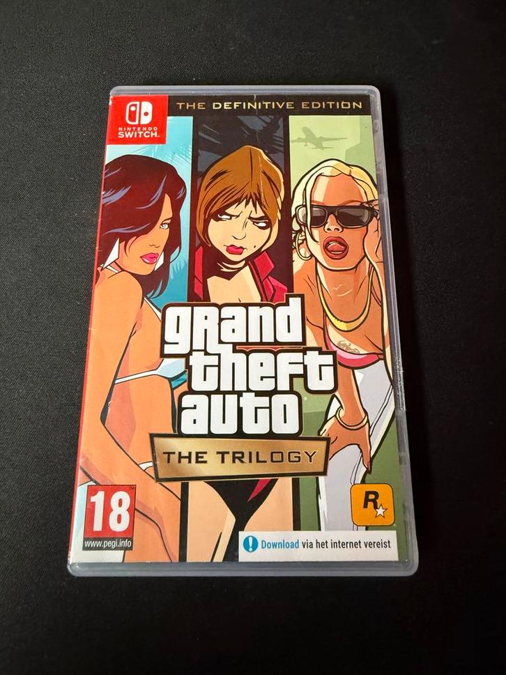 Grand Theft Auto Trilogy - Nintendo Switch, Spelcomputers en Games, Games | Nintendo Switch, Zo goed als nieuw, Online, Ophalen of Verzenden