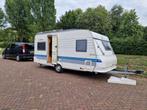 HOBBY 460 UFe deLuxe, mover, Voortent, Luifel, fietsenrek, Caravans en Kamperen, Caravans, Disselslot, Vast bed, Particulier, Rondzit