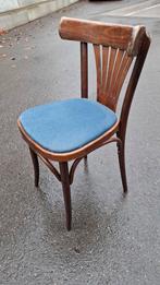 22 thonet cafe bistro stoelen waaier bentwood bruin hout, Bruin, Ophalen of Verzenden, Zo goed als nieuw, Stof