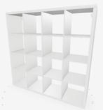 Witte KALLAX kast 147x147 cm, Ophalen, Met plank(en), Kunststof, 100 tot 150 cm