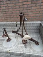 Lampen, Huis en Inrichting, Lampen | Hanglampen, Ophalen of Verzenden, Glas, Minder dan 50 cm, Landelijk