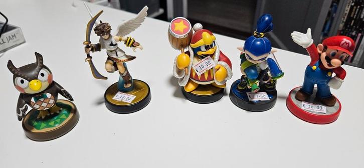 5 Amiibo's te koop - Mario, Animal Crossing, etc., Kinderen en Baby's, Speelgoed | Overig, Gebruikt, Jongen of Meisje, Ophalen of Verzenden