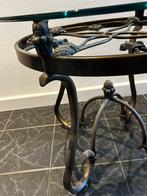 Set van 3 tafels: Salontafel, bijzettafel, wandtafel, Ophalen, Minder dan 45 cm, Gebruikt, Glas