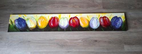 Schilderij olieverf Janke Kram tulpen, Antiek en Kunst, Kunst | Schilderijen | Klassiek, Ophalen