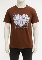 Romwe shirt, Bruin, Ophalen of Verzenden, Zo goed als nieuw, Maat 48/50 (M)