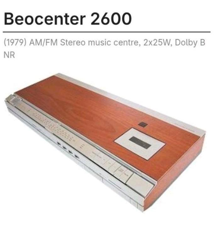 Bang & olufsen beocenter 2600 tuner/ versterker/ cass.deck, Audio, Tv en Foto, Stereo-sets, Gebruikt, Cassettedeck, Tuner of Radio