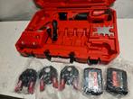 Milwaukee accu perstang persmachine set 18v, Nieuw, Ophalen of Verzenden, Milwaukee, N.v.t