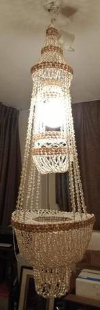 natuurlijke Zeeschelpen kroonluchter hanglamp zee interieur, Ophalen of Verzenden, Zo goed als nieuw