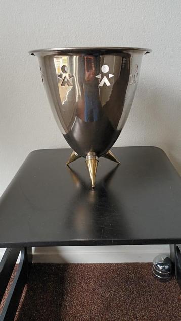 ART DECO wijnkoeler, echt vintage, geweldige pootjes beschikbaar voor biedingen