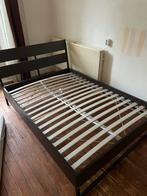 IKEA bed 140x200 cm GRATIS, Huis en Inrichting, Slaapkamer | Bedden, Ophalen, Gebruikt, Bruin, Tweepersoons