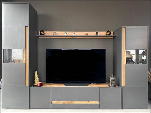 Meubel Antraciet, Huis en Inrichting, Kasten | Wandmeubels, Gebruikt, 150 tot 200 cm, 25 tot 50 cm, Ophalen