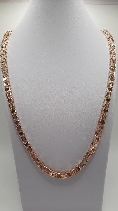gouden Magnum ketting 14kt Massief, Sieraden, Tassen en Uiterlijk, Kettingen, Nieuw, Goud, Goud, Ophalen of Verzenden