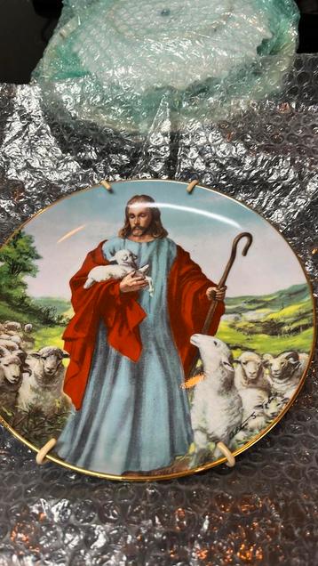 Vintage Bord, antiek franklin : The lord is my shepherd beschikbaar voor biedingen