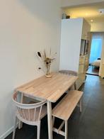 Eettafel van berkenhout (IKEA NORRÅKER, evt met bankje), Huis en Inrichting, Tafels | Eettafels, Ophalen, 100 tot 150 cm, 50 tot 100 cm