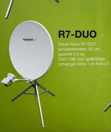 Travel Vision R7 Duo LNB met satelliet ontvanger beschikbaar voor biedingen