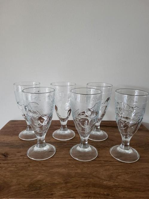 Ijscoupes dessertglazen Luminarc France 6 stuks, Antiek en Kunst, Antiek | Glas en Kristal, Ophalen of Verzenden