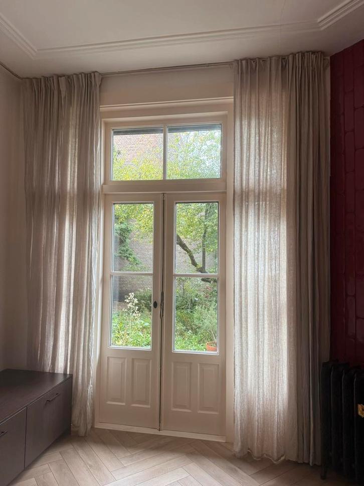 10x IKEA DYTAG gordijnen lichtgrijs, Huis en Inrichting, Stoffering | Gordijnen en Lamellen, Zo goed als nieuw, 200 cm of meer