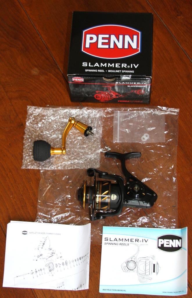 Penn Slammer IV 2500HS Nooit gebruikt in doos, Watersport en Boten, Hengelsport | Algemeen, Zo goed als nieuw, Molen, Ophalen of Verzenden