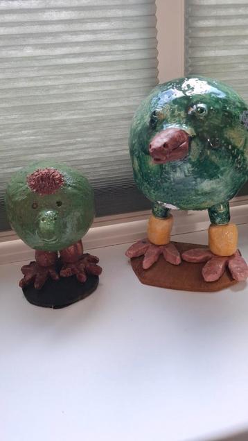 Keramiek 2 VOGELS  beschikbaar voor biedingen