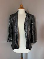Rare pailletten blazer zilver mt XS/S, Ophalen of Verzenden, Zo goed als nieuw, Rare, Jasje