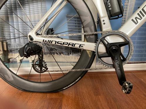 complete sram force etap axs groupset velgremmen of mech, Fietsen en Brommers, Fietsonderdelen, Zo goed als nieuw, Racefiets, Derailleur of Ketting