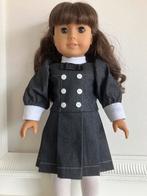 School dress, handgemaakt voor AG pop Samantha, Verzamelen, Poppen, Ophalen of Verzenden, Nieuw, Kleertjes