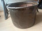 Oude Koperen Ketel met Handvat, Antiek en Kunst, Antiek | Koper en Brons, Ophalen, Koper
