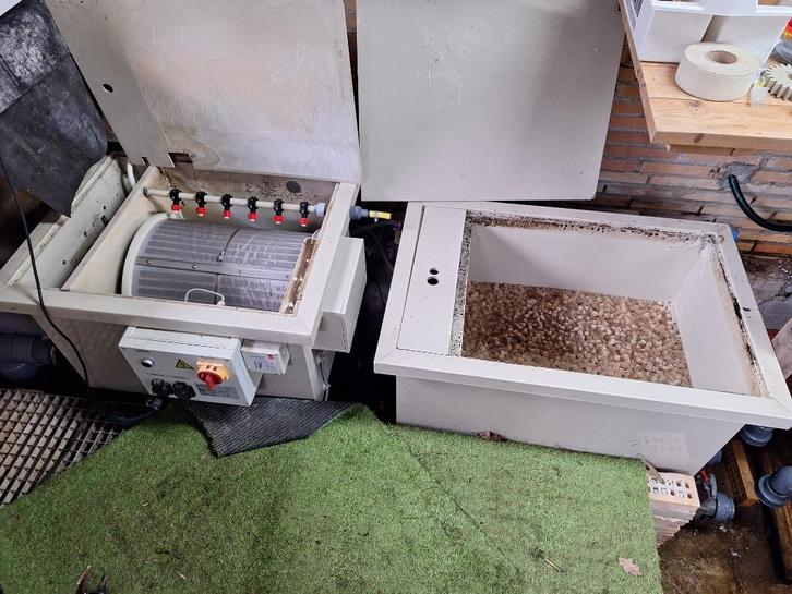 Hoge kwaliteit Dvs Trommelfilter met bioloogbak erachter, Tuin en Terras, Vijver-toebehoren, Gebruikt, Vijverfilter, Ophalen