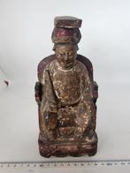 Vintage chinees houten gesneden home guardian figuur, Huis en Inrichting, Ophalen of Verzenden, Zo goed als nieuw