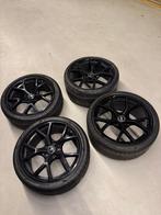 Orginele Rs3 velgen set + banden hoogglans zwart, Ophalen of Verzenden, Gebruikt, Audi