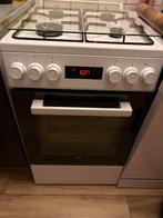 Gasfornuis met oven merk beko, Witgoed en Apparatuur, Ophalen, 4 kookzones, Zo goed als nieuw, Gas