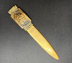 Vintage Nordia Israel Messing Briefopener met Geheim Vak, Ophalen of Verzenden