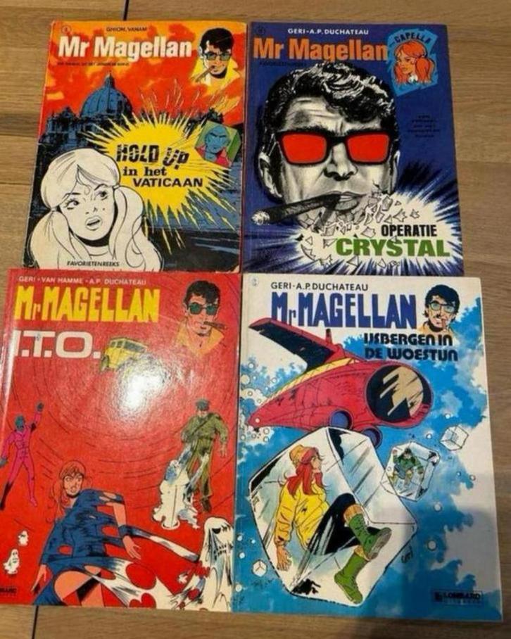 Mr.Magellan 4 delen, Boeken, Stripboeken, Gelezen, Meerdere stripboeken, Ophalen of Verzenden