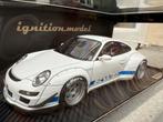 1:18 Porsche 911 997 GT3 RWB wit Ignition Model IG3252, Hobby en Vrije tijd, Modelauto's | 1:18, Overige merken, Ignition Models