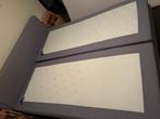 boxspring, Grijs, 180 cm, Modern, Gebruikt