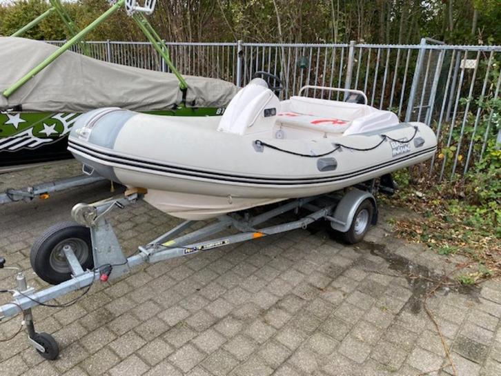 Base Marine Rib 420, Watersport en Boten, Rubberboten, Gebruikt, Overige merken, Overige materialen, Minder dan 70 pk, Benzine