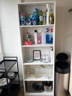 Witte Kast met Planken, Huis en Inrichting, Ophalen, Met plank(en), Kunststof, Gebruikt