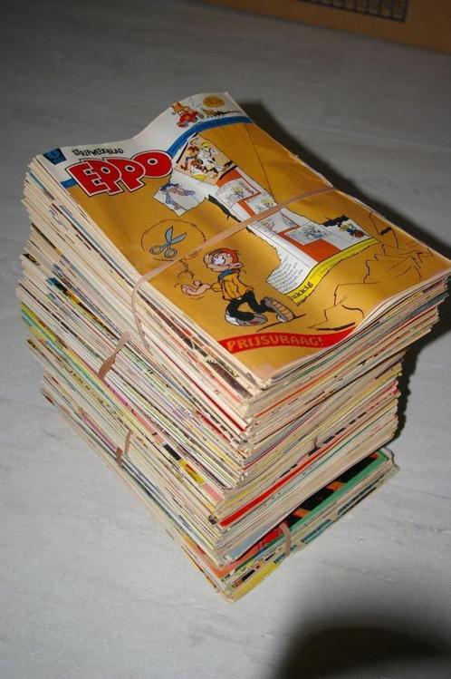 Heel veel Eppo''s weekstripbladen uit de jaren 80, Boeken, Stripboeken, Gelezen, Meerdere stripboeken, Ophalen of Verzenden
