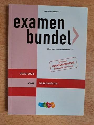 Examenbundel Geschiedenis VWO 2022/2023 beschikbaar voor biedingen