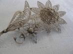 Erg mooie filigrain broche., in uitstekende staat., Sieraden, Tassen en Uiterlijk, Antieke sieraden, Ophalen, Zilver, Broche