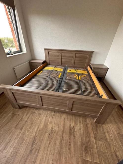 Ledikant Andes en lattenbodem Bossflex, Huis en Inrichting, Slaapkamer | Matrassen en Bedbodems, Gebruikt, 180 cm, 200 cm, Tweepersoons