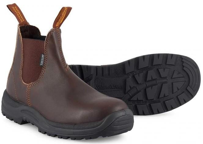 Blundstone 122 –Veiligheid & Comfort in 1 robuuste werklaars, Kleding | Dames, Schoenen, Nieuw, Werkschoenen, Bruin, Ophalen of Verzenden
