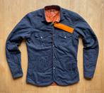 Oger design denim spijkerstof jas / blazer gewatteerd S, Ophalen of Verzenden, Maat 46 (S) of kleiner, Blauw, Oger