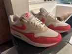 Nike Air Max maat 40,5 Wit Beige Koraal weinig gedragen, Ophalen of Verzenden, Zo goed als nieuw, Wit, Sneakers of Gympen
